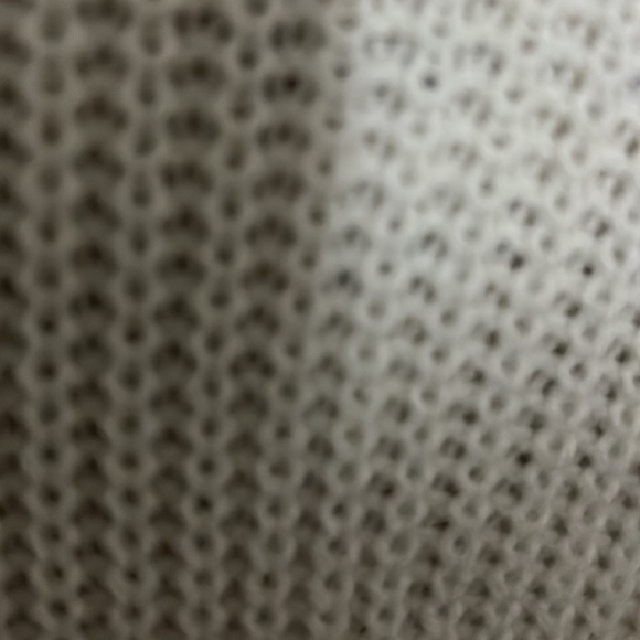 La Charme Off White Sweater Dress Back Tie Detail Long Sleeves - Picture 3 of 12